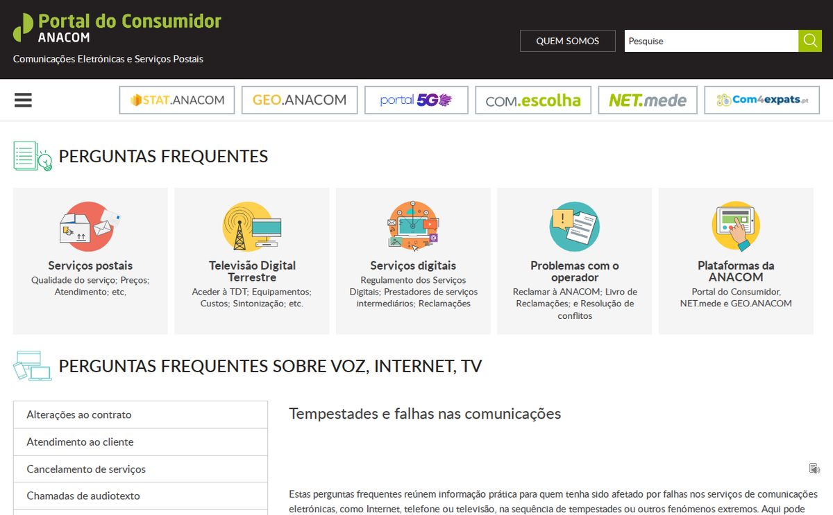 anacom falhas