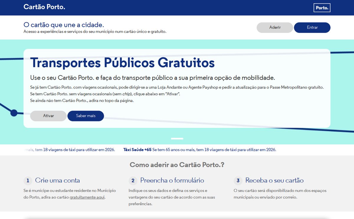 cartao porto