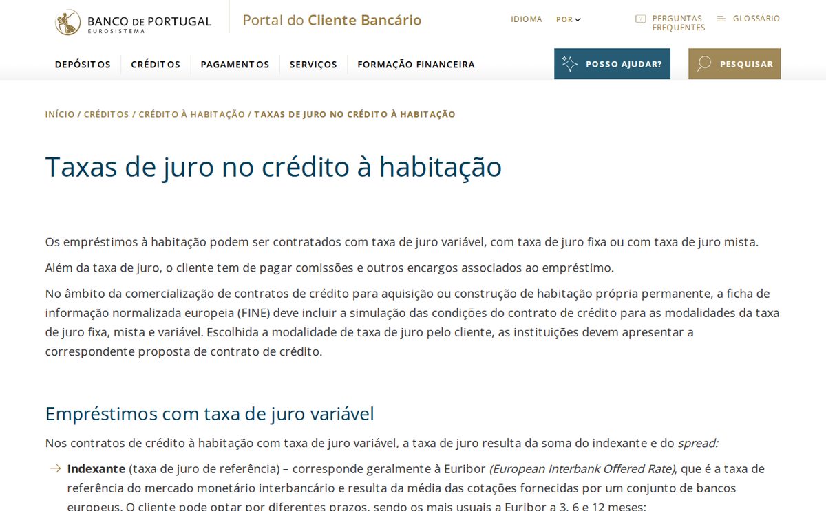 cliente bancario habitacao