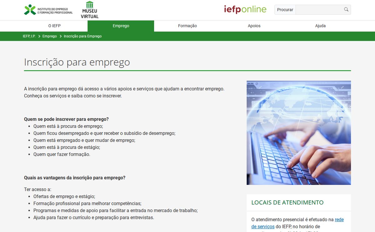 IEFP — кто может встать на учёт как ищущий работу и что это даёт