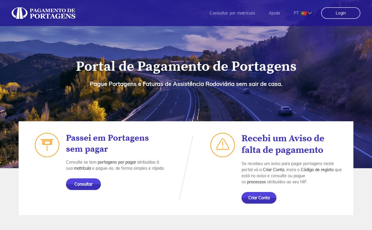 pagamento portagens