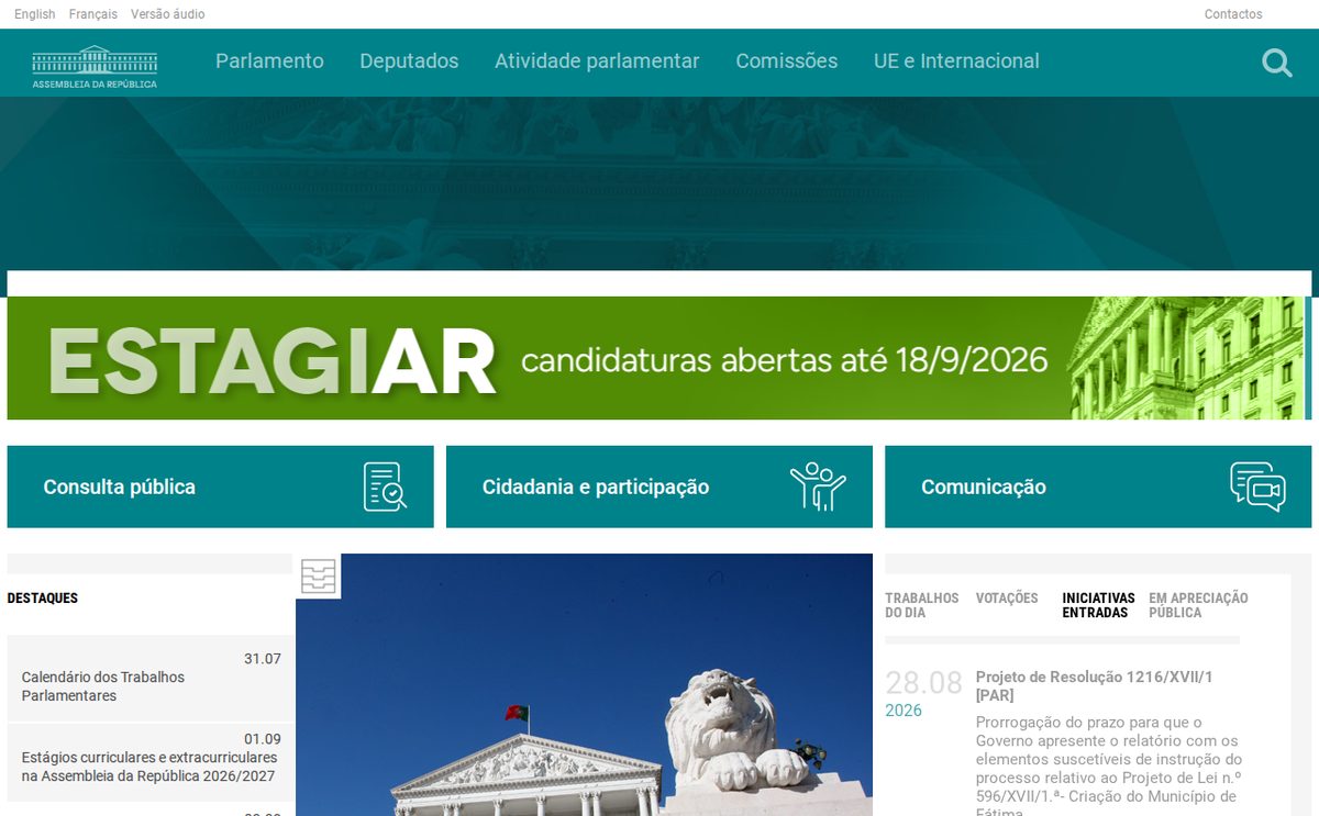 Assembleia da República — парламент