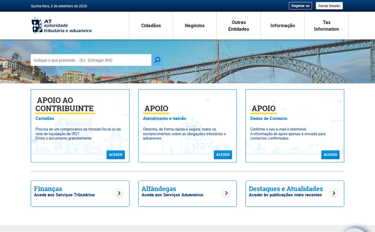 Portal das Finanças