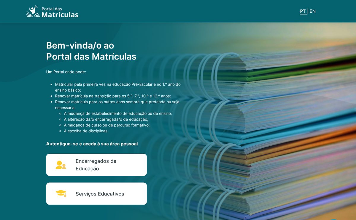 Portal das Matrículas